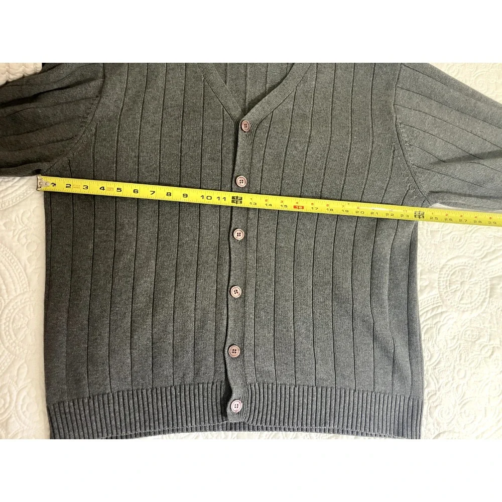 Vintage Men's Dad Cardigan‎ Grandpa Sweater Y2K Prep 90s Windham Pointe Sz XL